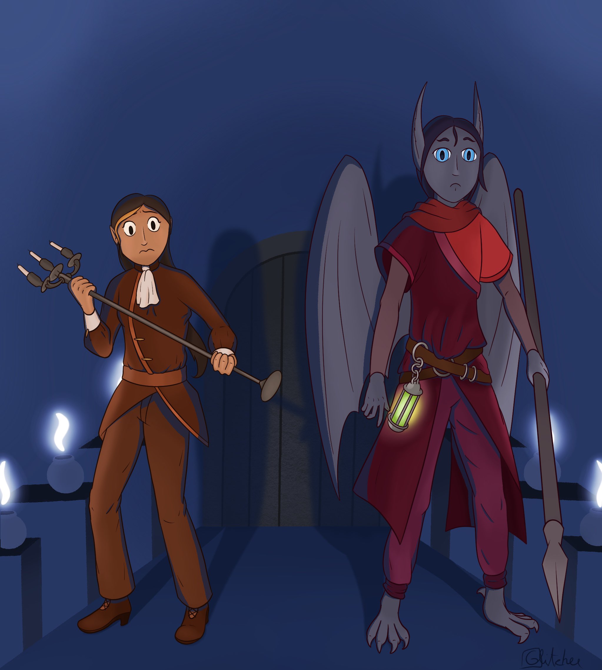 Nathifa et Domi ont peur de quelque chose